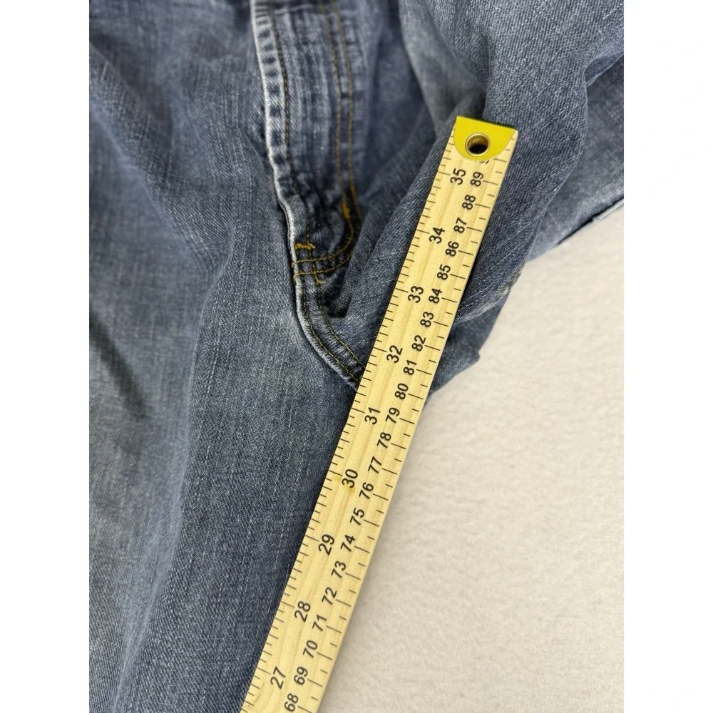 Perry Ellis America Blue Jeans Mens 35 x 31‎ Straight Leg Denim Casual Work